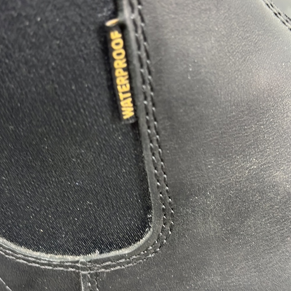 WOLVERINE Black Leather EPX Romeo Safety Toe boots, Size 12 - Picture 9 of 11